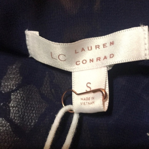 Lauren Conrad Double Layer Plaid Top S NWT - Picture 5 of 8